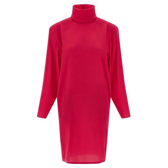 Saint Laurent Women Structured Shoulder Dress